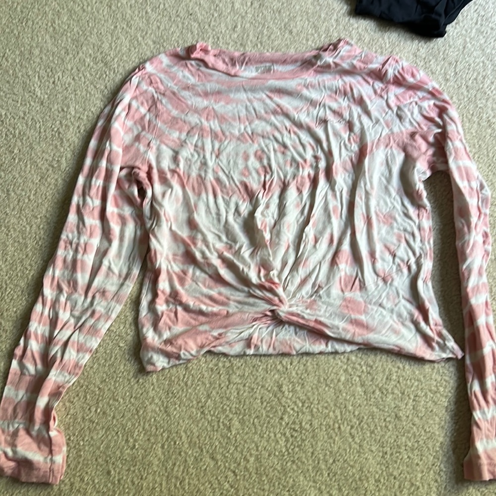 Comfy Lounge PINK pink the dye long sleeve tee